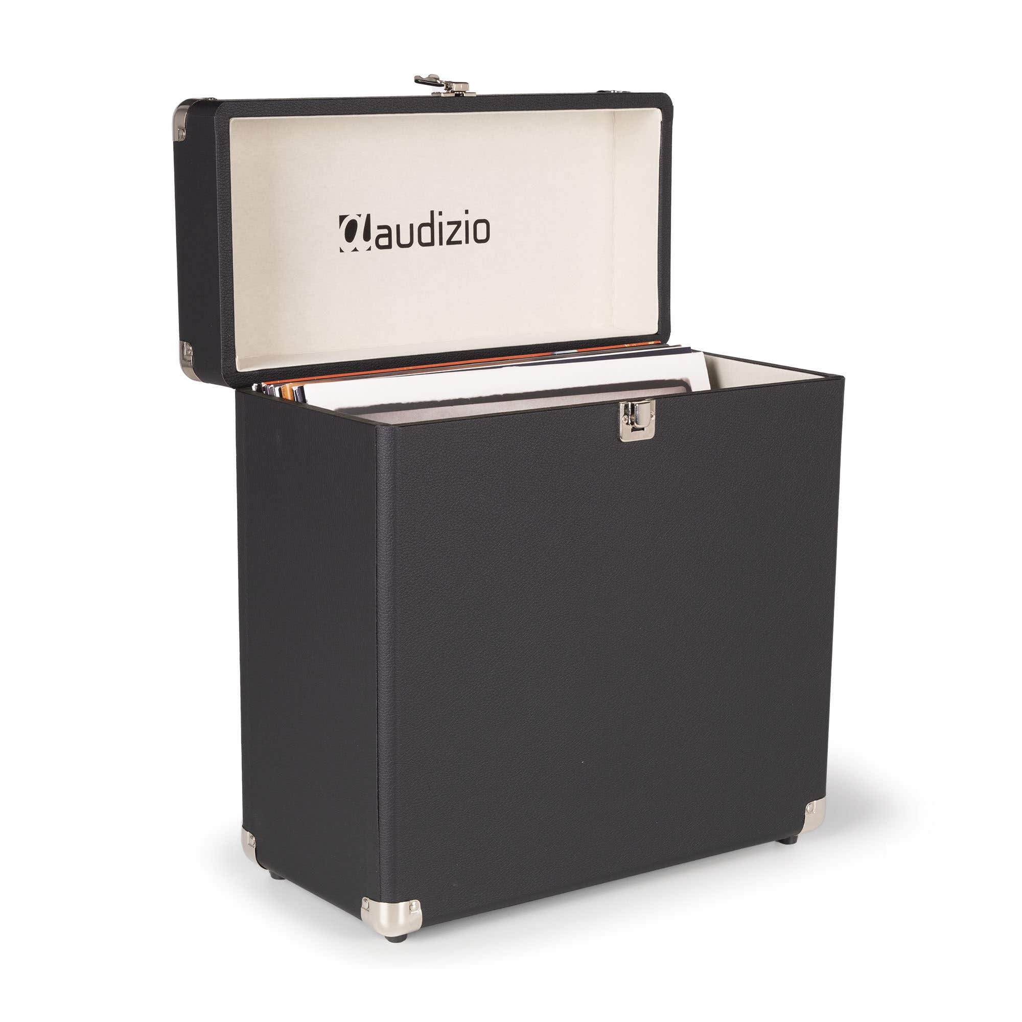 Audizio RC32 Vinyl Platenkoffer voor max 30/35 platen - Zwart | Audizio