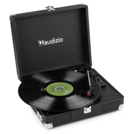 Audizio RP111BK platenspeler met boxen - Platenspeler retro - LP | Audizio