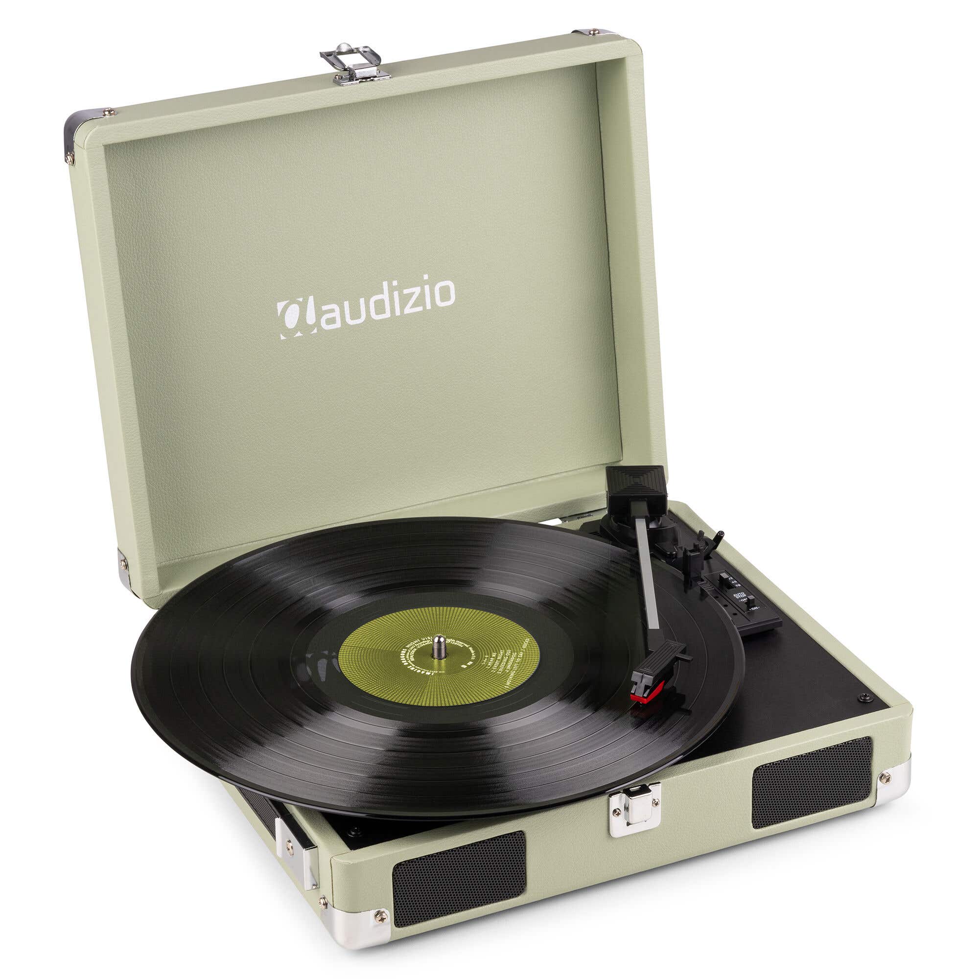 Audizio RP111G platenspeler met boxen - Platenspeler retro - LP speler | Audizio