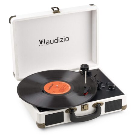 Audizio RP116CR retro platenspeler met Bluetooth in/out - Platenspeler | Audizio