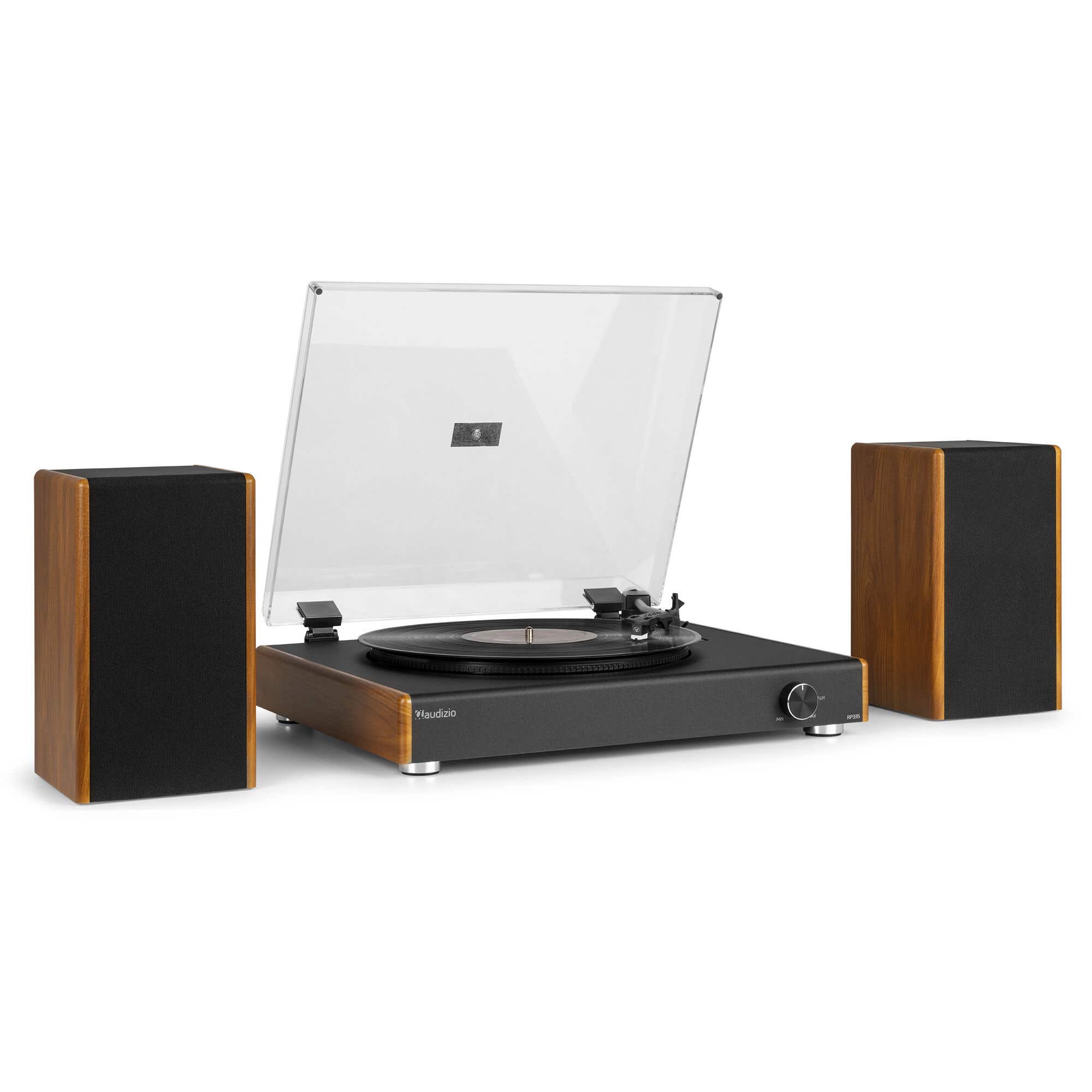 Audizio RP335 retro platenspeler met boxen - Bluetooth platenspeler - | Audizio