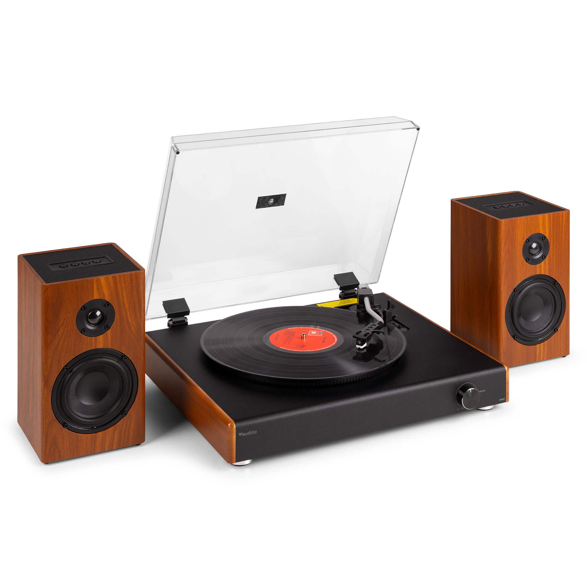 Audizio RP337W Vintage platenspeler met draadloze speakers - Retro | Audizio