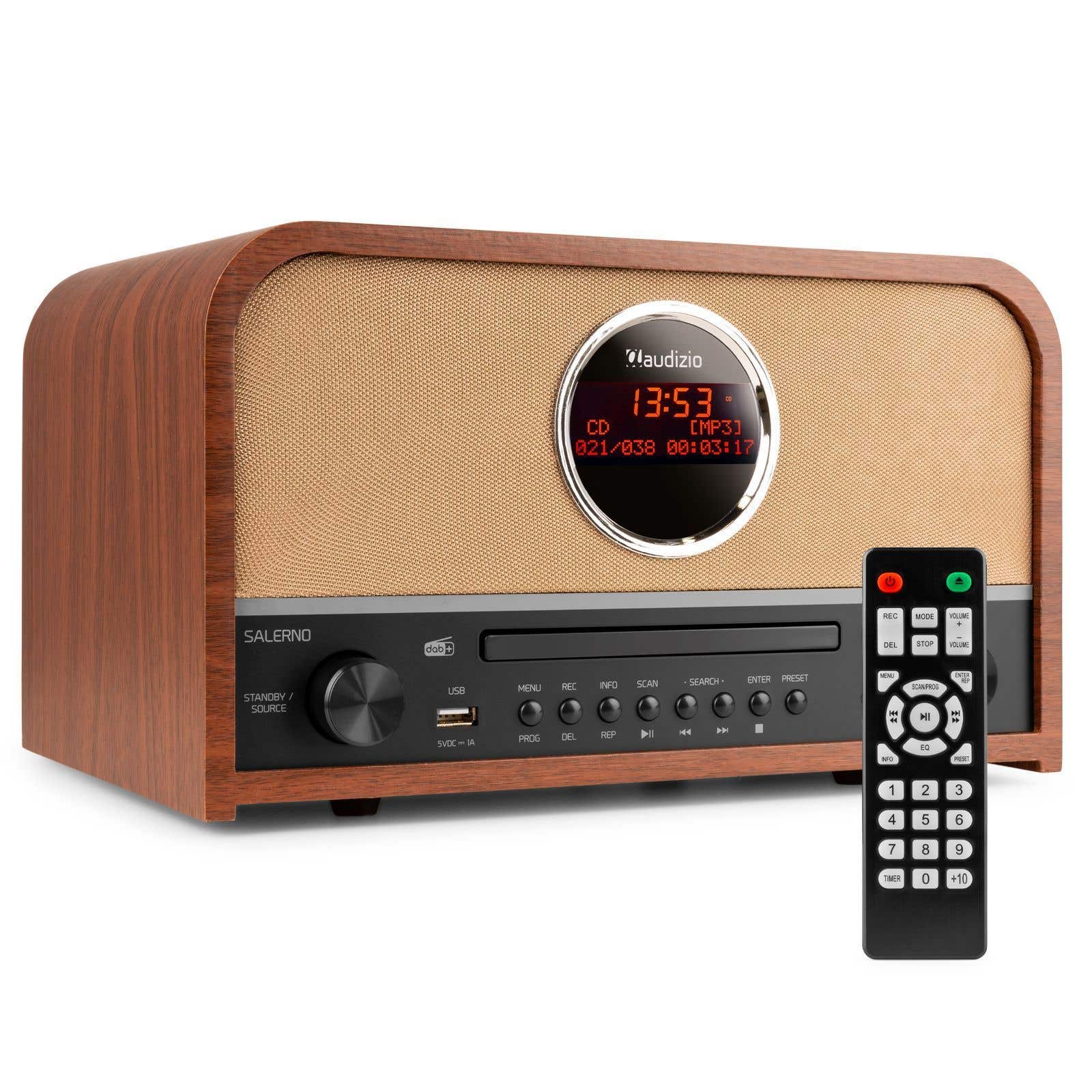 Audizio Salerno stereo DAB radio met CD speler