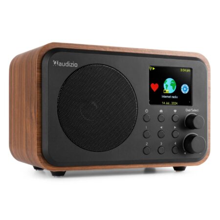 Audizio Vicenza - DAB+ en WIFI Radio met Bluetooth - Op accu - Zwart / | Audizio