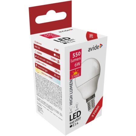 Avide LED lamp E14 6W 2700K EW 450lm | Avide