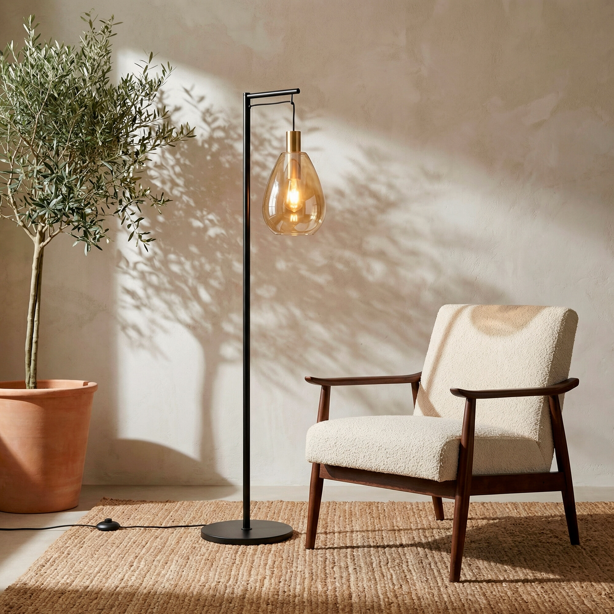 BASE Vloerlamp Aislynn 1-lamps