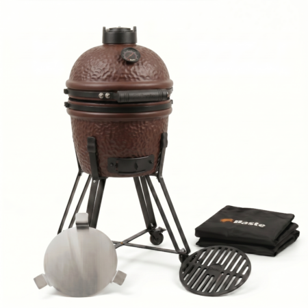 BASTE 13 inch kamado bbq Ultimate Pack - Chocolade bruin | BASTE