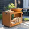 BASTE Island 80 vuurschaal bbq - Cortenstaal | BASTE