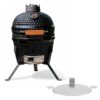 BASTE kamado barbecue 13 inch - Zwart - met heat deflector | BASTE