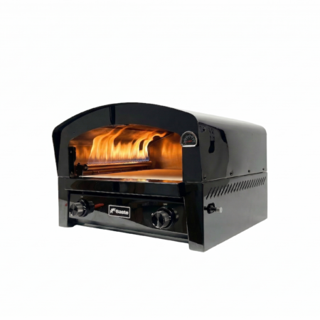 BASTE pizzaoven buiten gas 16 inch - RVS | BASTE