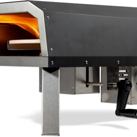 BASTE pizzaoven gas met draaiende pizzasteen - RVS | BASTE