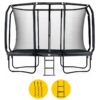 BLITS Urban trampoline - 305 x 214 cm - Zwart | BLITS