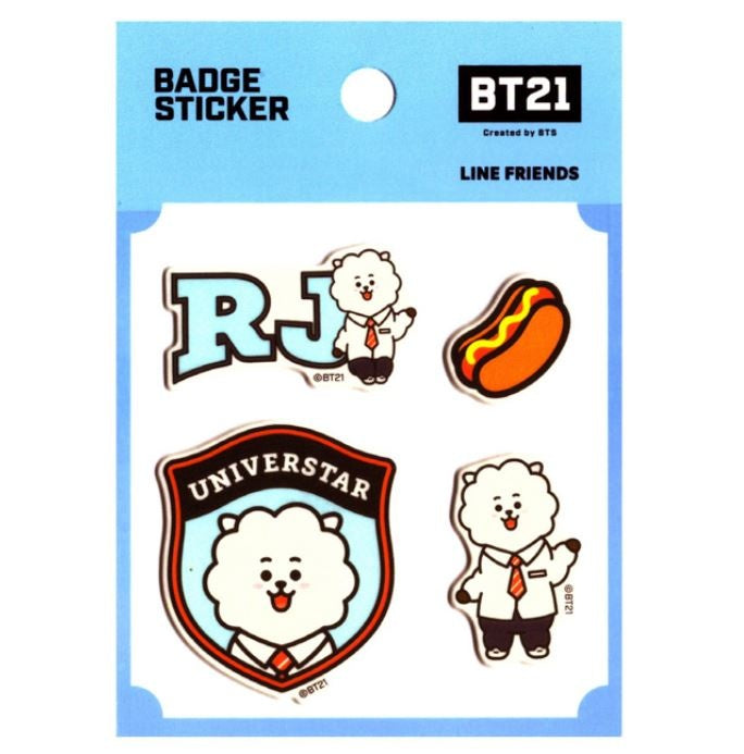 BT21 Badge Sticker - RJ | BT21