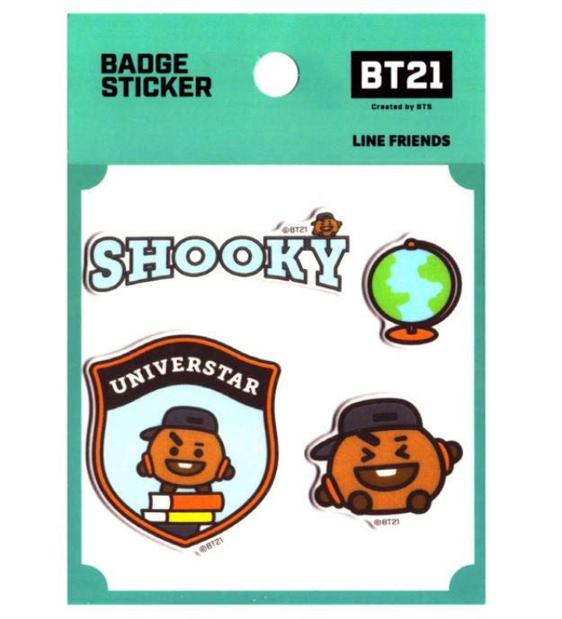 BT21 - Badge Sticker SHOOKY - BTS | BT21