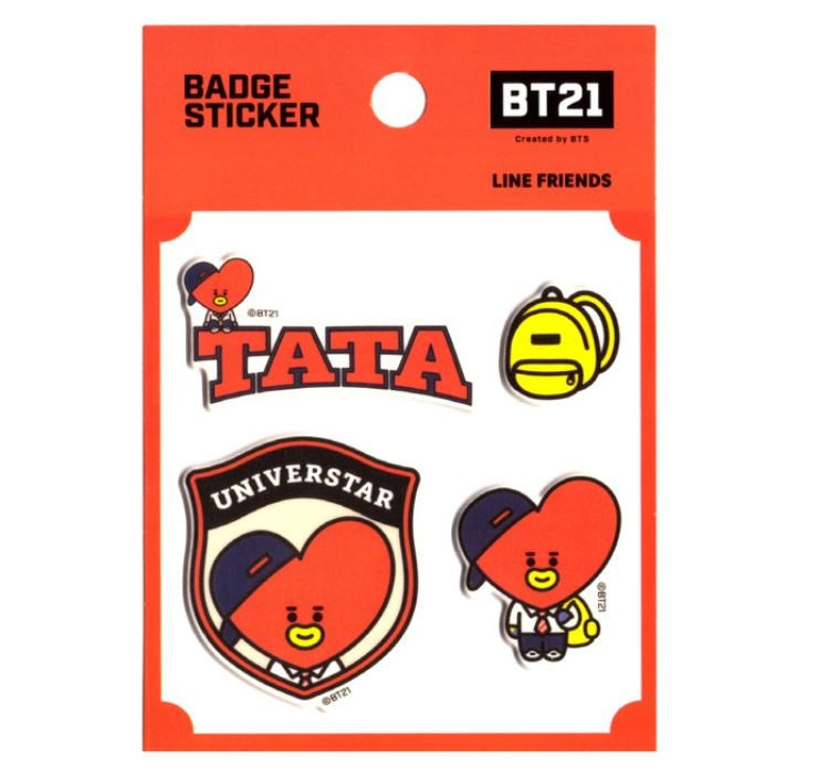 BT21 Badge Sticker - TATA | BT21