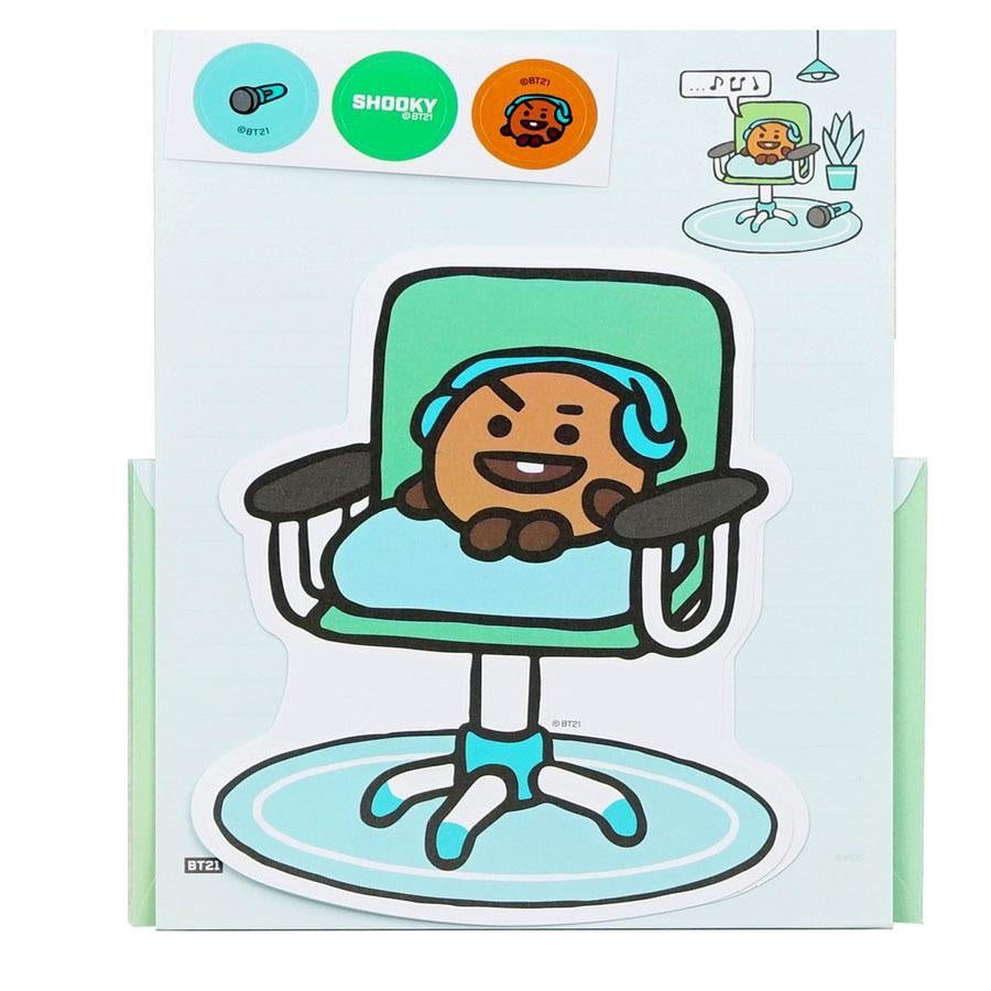 BT21 Briefpapier set A SHOOKY - BTS | BT21