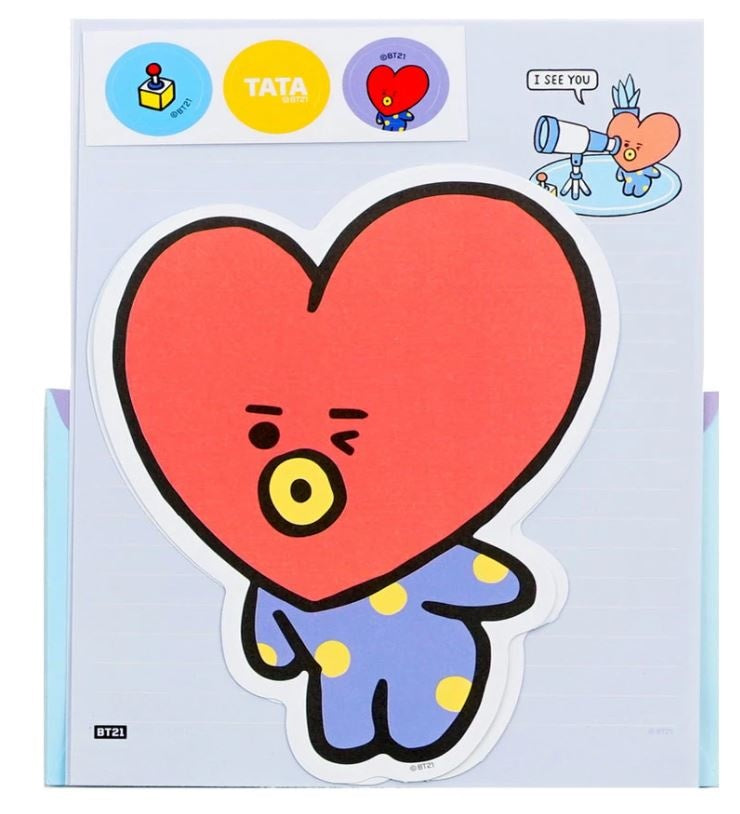 BT21 Briefpapier set A - TATA | BT21