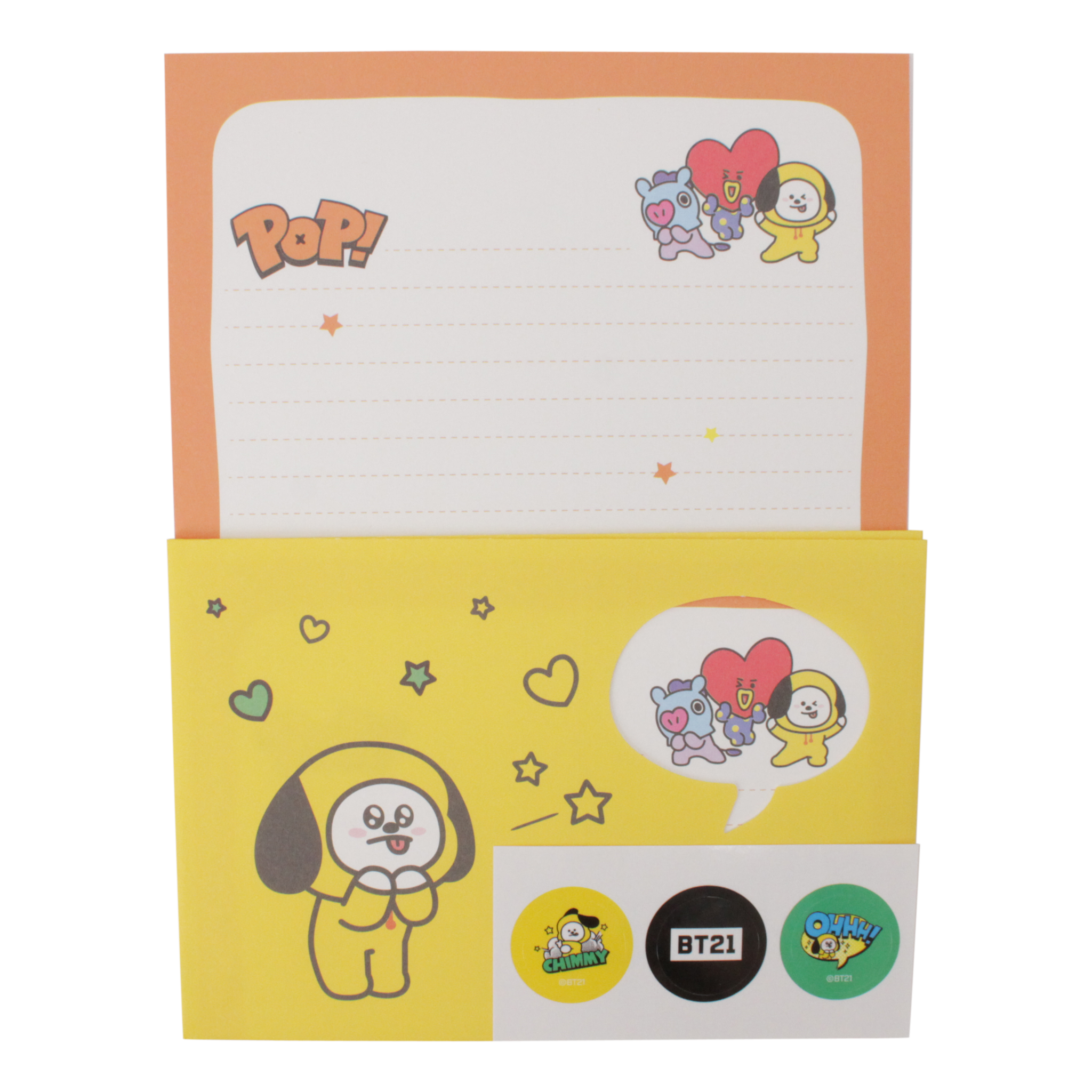 BT21 Briefpapier set B - CHIMMY | BT21