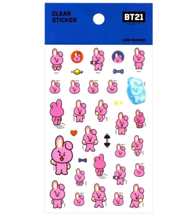 BT21 Clear Sticker - COOKY | BT21