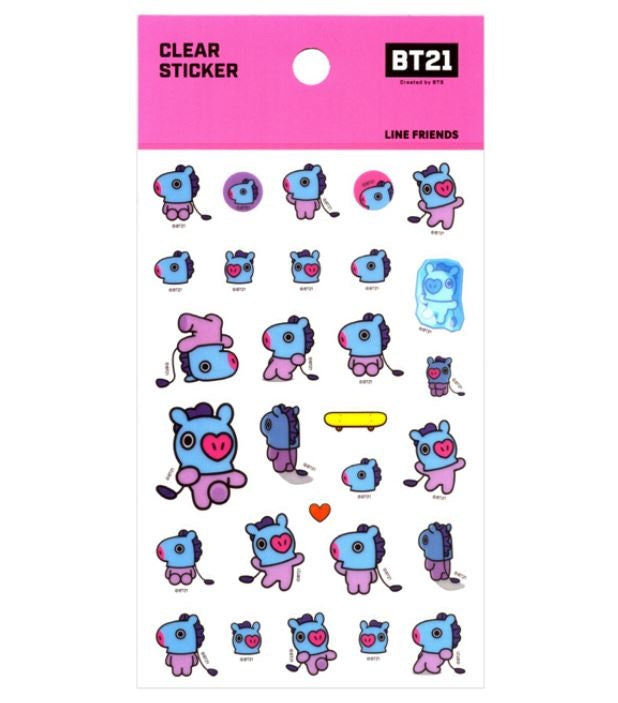 BT21 Clear Sticker - MANG | BT21