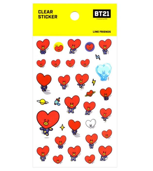 BT21 Clear Sticker - TATA | BT21