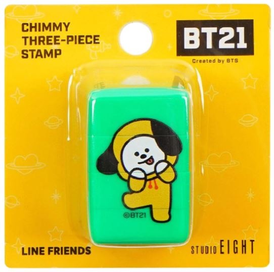 BT21 Driedelige stempel - CHIMMY | BT21