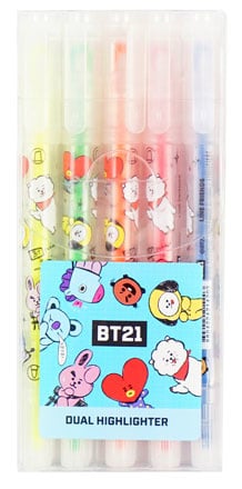 BT21 Dubbele Markeerstiften - Blauw | BT21