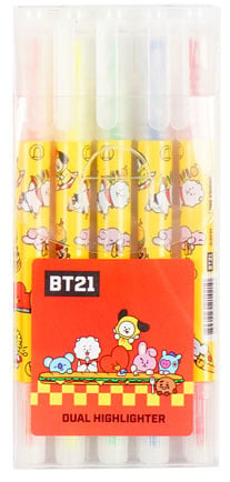 BT21 Dubbele Markeerstiften - Rood | BT21