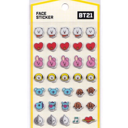 BT21 Glossy Sticker - Face Stickers | BT21