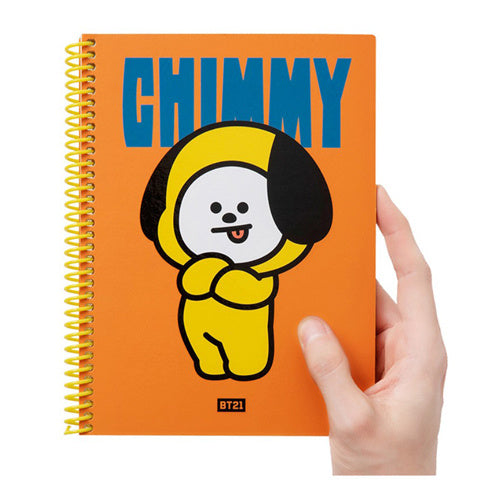 BT21 Heart A5 Spring Notebook - CHIMMY | BT21
