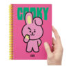 BT21 Heart A5 Spring Notebook - COOKY | BT21
