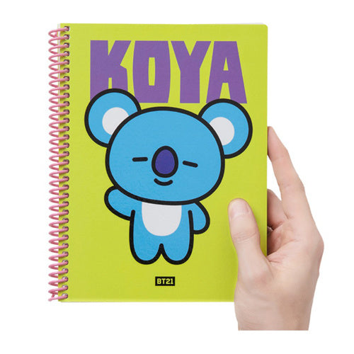 BT21 Heart A5 Spring Notebook - KOYA | BT21