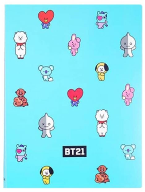 BT21 Insteekmap - Turquoise | BT21
