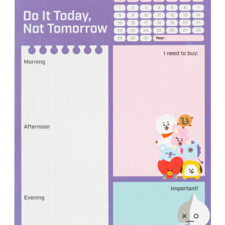 BT21 To-do notepad | BT21
