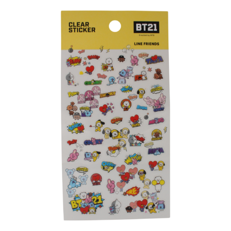 BT21 Transparant Stickervel | BT21