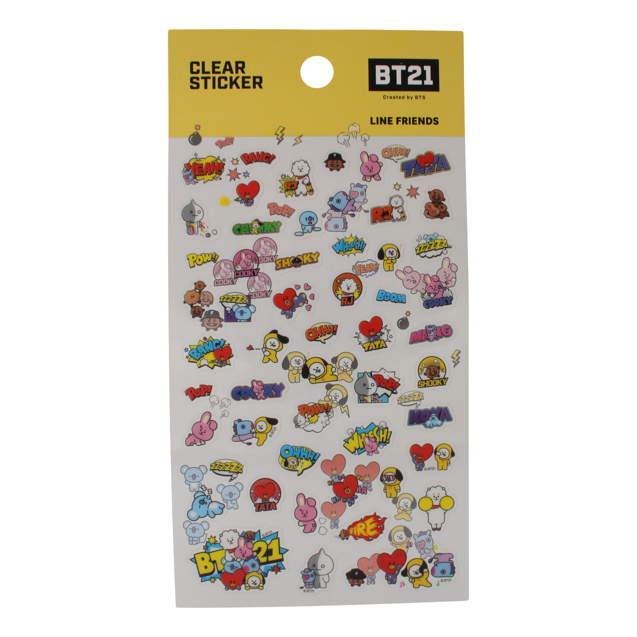 BT21 Transparant Stickervel | BT21