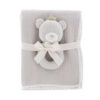Baby deken+rammelaar beer beige |