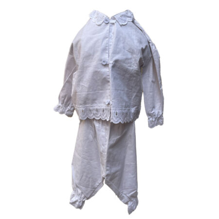 Baby pakje wit kant |