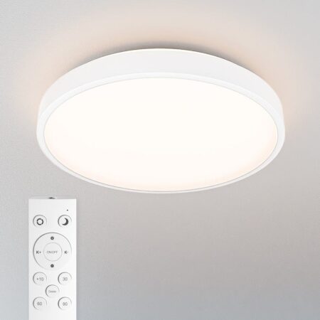 Badkamer plafondlamp wit - IP44 waterdicht - 18 Watt 1800 lumen (100lm/w) - CCT lichtkleur instelbaar (3000K