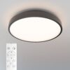 Badkamer plafondlamp zwart - IP44 waterdicht - 18 Watt 1800 lumen (100lm/w) - CCT lichtkleur instelbaar (3000K