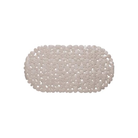 Badmat antislip stones 68x35cm taupe | Wicotex