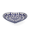 Baking dish heart Medium - Blue Valentine | Bunzlau Castle
