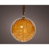 Bal LED glas dia 14cm Bruin/warmwit | Lumineo