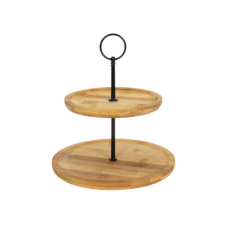 Bamboe etagere 2-laags | Svenska Living