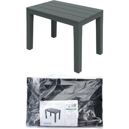 Bankje timor 60x38xh45cm antraciet | Pro Garden