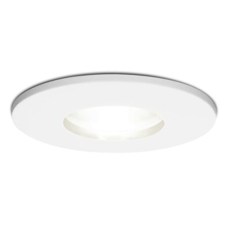 Barcelona LED Inbouwspot - Dimbaar - 4 Watt 6500K daglicht wit - GU10 Fitting - IP44 spatwaterdicht - Wit - Voor binnen