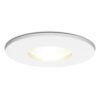 Barcelona LED Inbouwspot - Dimbaar - GU10 fitting - 4 Watt - 4000K Neutraal Wit IP44 spatwaterdicht - Wit - Voor binnen