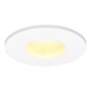 Barcelona - LED platte inbouwspots met lage inbouwdiepte 60mm - 6 Watt 570 Lumen - 2700K Warm wit - GU10 LED Module - Dimbaar - Rond - IP44 voor badkamer