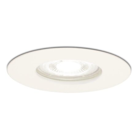 Bari LED inbouwspot - 4 Watt 345 Lumen - 6500K daglicht wit - GU10 - Dimbaar - Rond - IP64 Waterdicht - Wit - Voor binnen