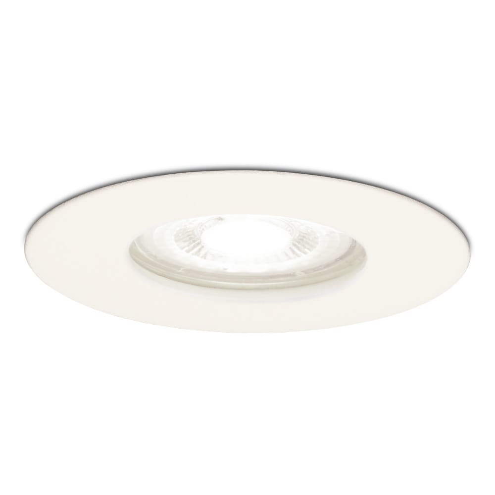 Bari LED inbouwspot - 4 Watt 345 Lumen - 6500K daglicht wit - GU10 - Dimbaar - Rond - IP64 Waterdicht - Wit - Voor binnen
